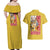 Saitama -  One Punch Man Couples Matching Off Shoulder Maxi Dress and Hawaiian Shirt Anime Japan Style