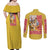 Saitama -  One Punch Man Couples Matching Off Shoulder Maxi Dress and Long Sleeve Button Shirt Anime Japan Style