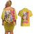 Saitama -  One Punch Man Couples Matching Off Shoulder Short Dress and Hawaiian Shirt Anime Japan Style