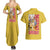 Saitama -  One Punch Man Couples Matching Summer Maxi Dress and Hawaiian Shirt Anime Japan Style