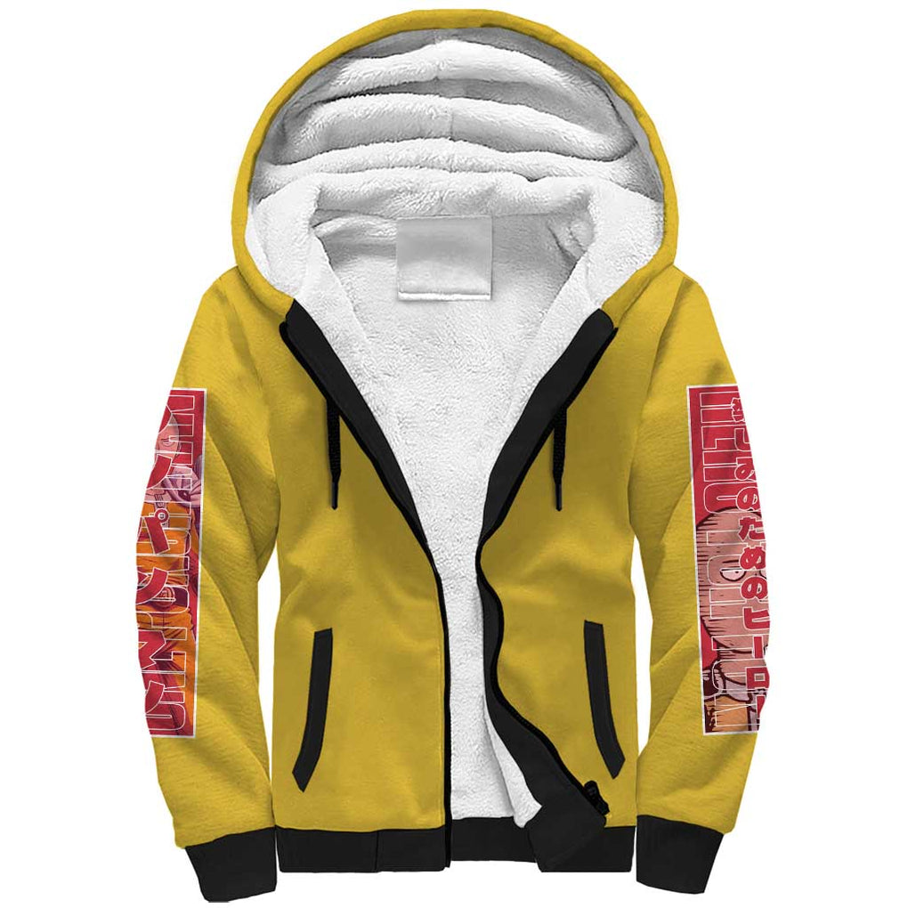 Saitama -  One Punch Man Sherpa Hoodie Anime Japan Style