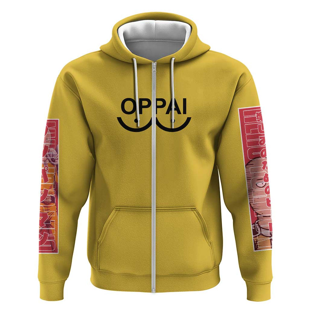 Saitama -  One Punch Man Zip Hoodie Anime Japan Style