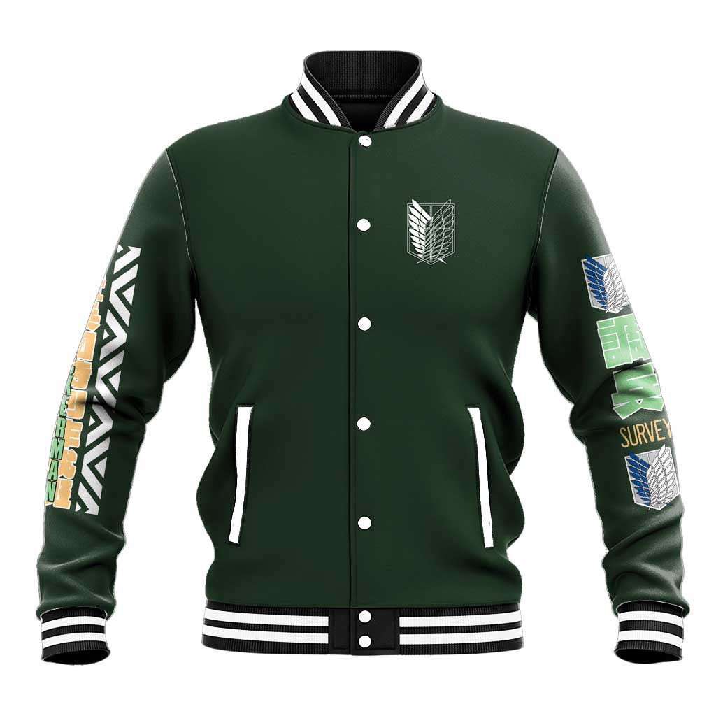 Levi Ackerman V2 Attack on Titan Baseball Jacket Anime Style