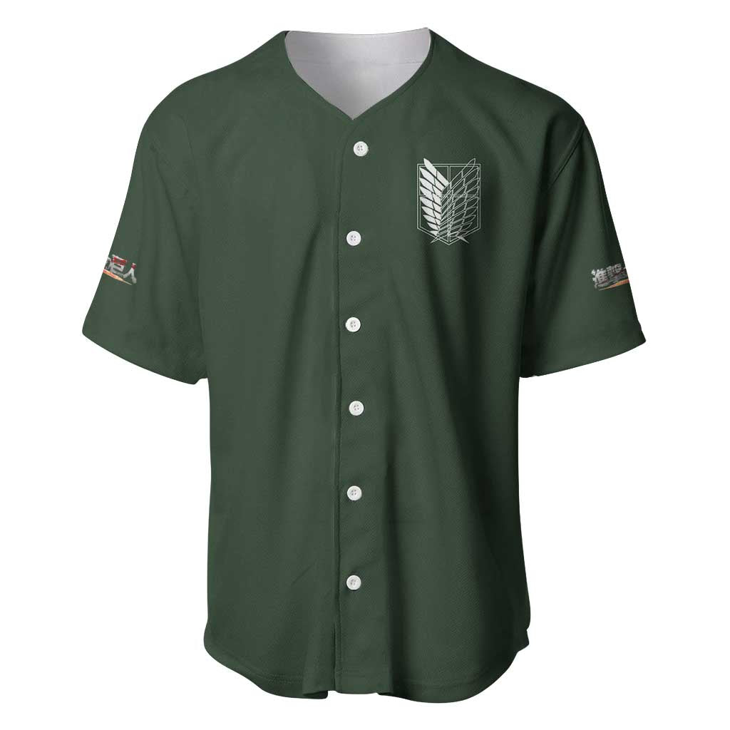 Levi Ackerman V2 Attack on Titan Baseball Jersey Anime Style