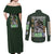 Levi Ackerman V2 Attack on Titan Couples Matching Off Shoulder Maxi Dress and Long Sleeve Button Shirt Anime Style