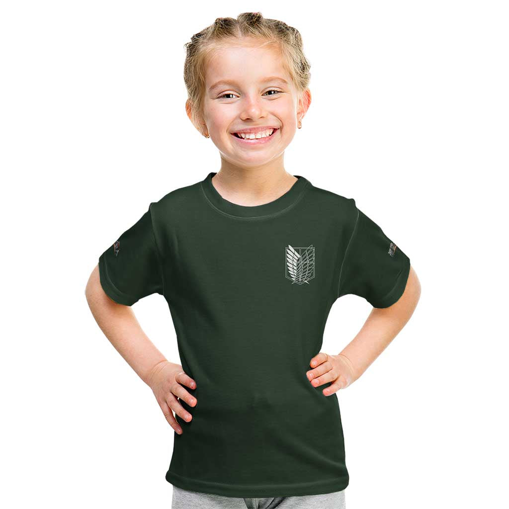 Levi Ackerman V2 Attack on Titan Kid T Shirt Anime Style