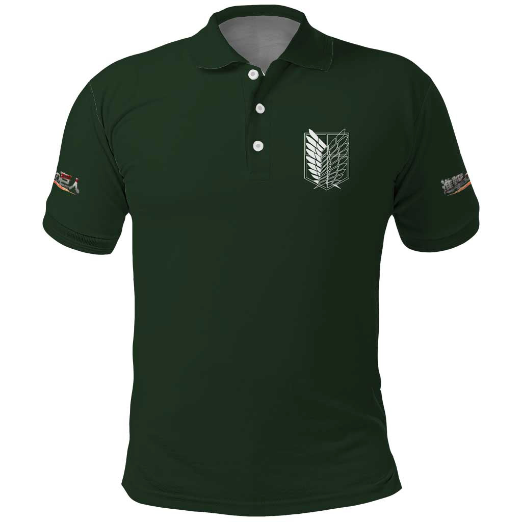 Levi Ackerman V2 Attack on Titan Polo Shirt Anime Style