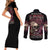 my-give-a-f-rose-skull-couples-matching-short-sleeve-bodycon-dress-and-long-sleeve-button-shirt