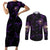 i-am-the-storm-rose-skull-couples-matching-short-sleeve-bodycon-dress-and-long-sleeve-button-shirt