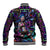 Trippy Jinx Arcane League of Legends Baseball Jacket Game Art Mix Trippy Style