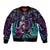 Trippy Jinx Arcane League of Legends Bomber Jacket Game Art Mix Trippy Style