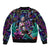 Trippy Jinx Arcane League of Legends Bomber Jacket Game Art Mix Trippy Style