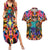 Power Minecraft Couples Matching Summer Maxi Dress and Hawaiian Shirt Game Art Mix Trippy Style