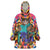 Power Minecraft Wearable Blanket Hoodie Game Art Mix Trippy Style