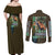 Younger Toguro Yuyu Hakusho Couples Matching Off Shoulder Maxi Dress and Long Sleeve Button Shirt Anime Style