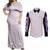 Fern V2 Frieren Beyond Journey’s End Couples Matching Off Shoulder Maxi Dress and Long Sleeve Button Shirt Anime Style