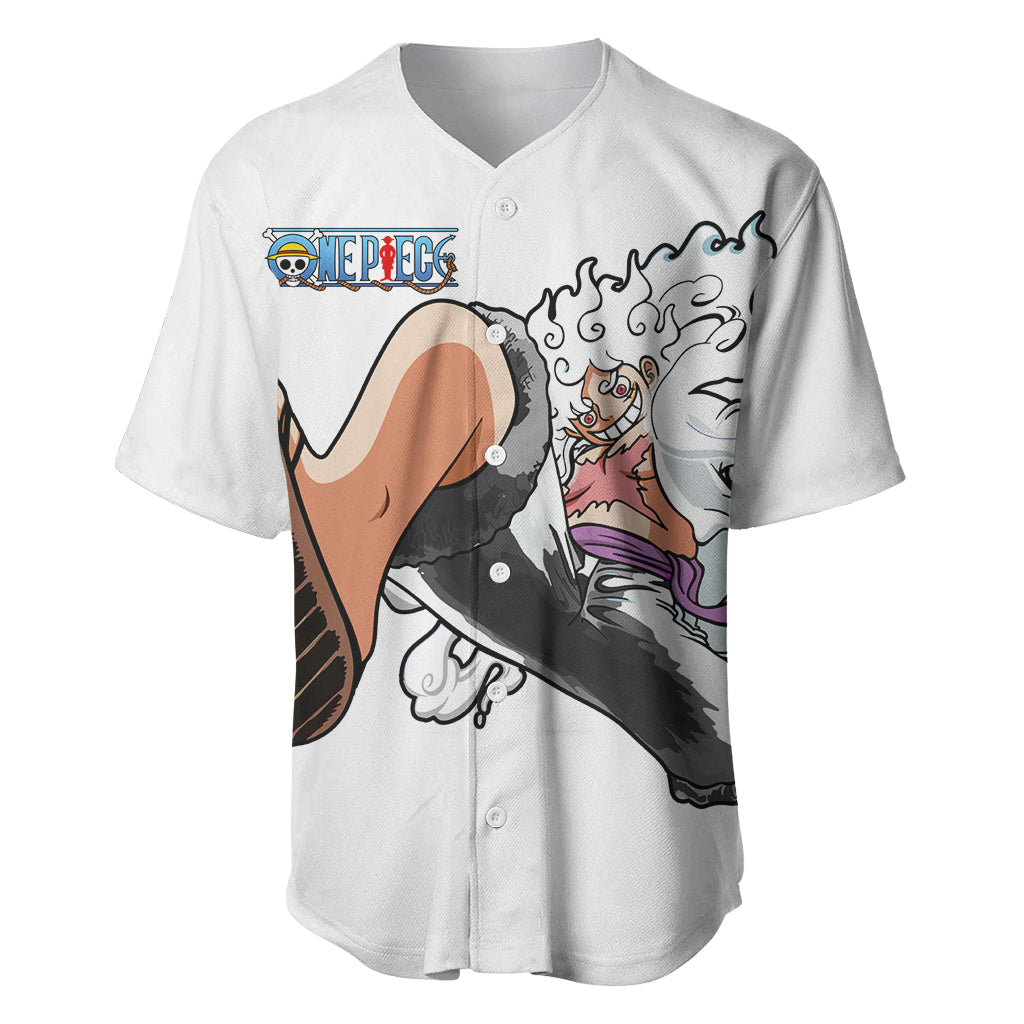 Luffy Gear 5 Nika Baseball Jersey