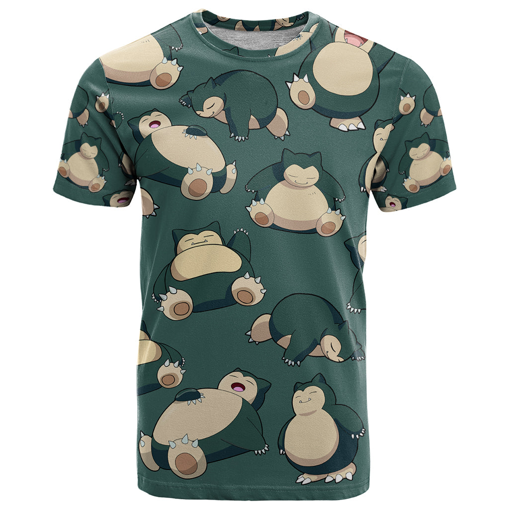 Snorlax Pattern Style T Shirt