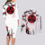 Hatake Kakashi Japan Style Couples Matching Long Sleeve Bodycon Dress and Long Sleeve Button Shirt