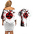 Hatake Kakashi Japan Style Couples Matching Off Shoulder Short Dress and Hawaiian Shirt