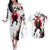 Hatake Kakashi Japan Style Couples Matching Off The Shoulder Long Sleeve Dress and Hawaiian Shirt