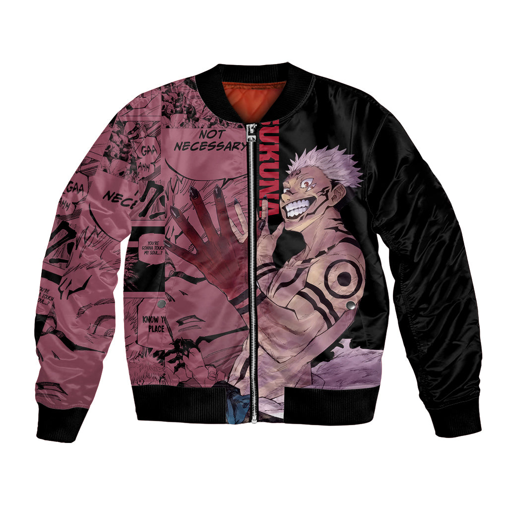 Ryoumen Sukuna Jujutsu Kaisen Manga Style Bomber Jacket