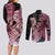 Ryoumen Sukuna Jujutsu Kaisen Manga Style Couples Matching Long Sleeve Bodycon Dress and Long Sleeve Button Shirt