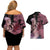 Ryoumen Sukuna Jujutsu Kaisen Manga Style Couples Matching Off Shoulder Short Dress and Hawaiian Shirt