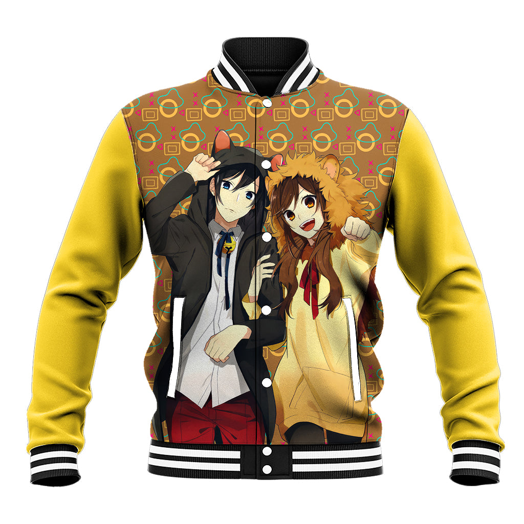 Horimiya Miyamura and Hori Baseball Jacket Horimiya