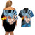 Kazuma Kuwabara Couples Matching Off Shoulder Short Dress and Hawaiian Shirt YuYu Hakusho