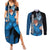 Kazuma Kuwabara Couples Matching Summer Maxi Dress and Long Sleeve Button Shirt YuYu Hakusho