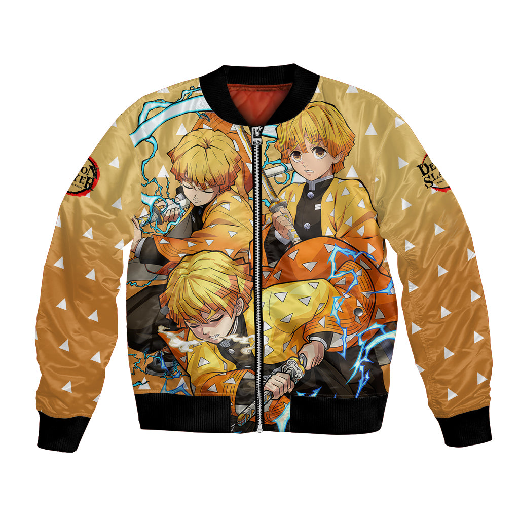 Zenitsu Bomber Jacket Demon Slayer