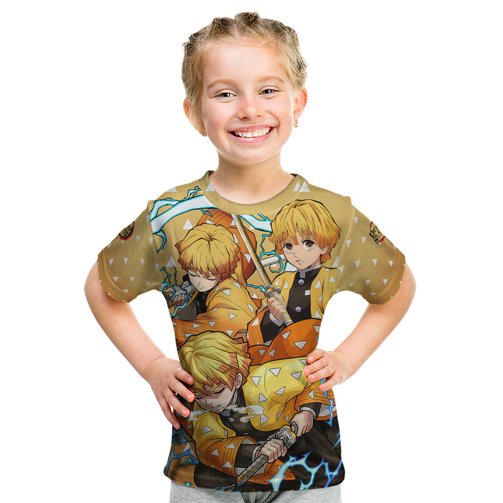 Zenitsu Kid T Shirt Demon Slayer