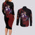 Kokushibou - Demon Slayer Couples Matching Long Sleeve Bodycon Dress and Long Sleeve Button Shirt Anime Style