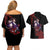 Kokushibou - Demon Slayer Couples Matching Off Shoulder Short Dress and Hawaiian Shirt Anime Style