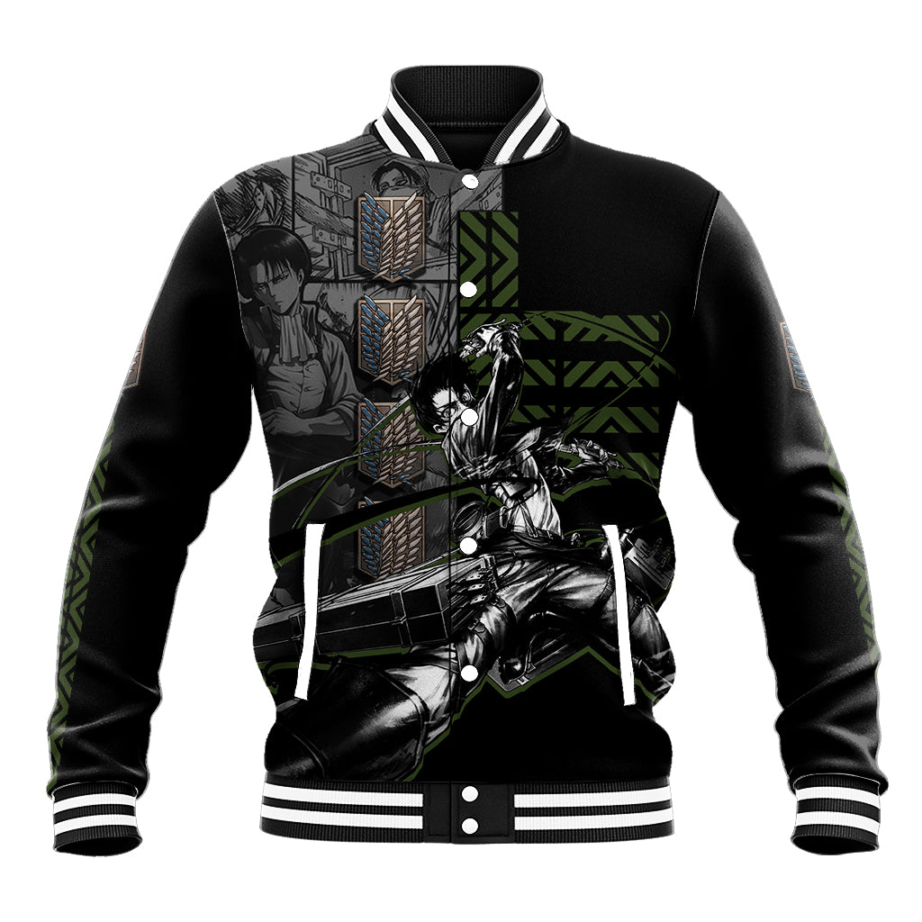 Levi Ackerman - Attack On Titan Baseball Jacket Anime Style