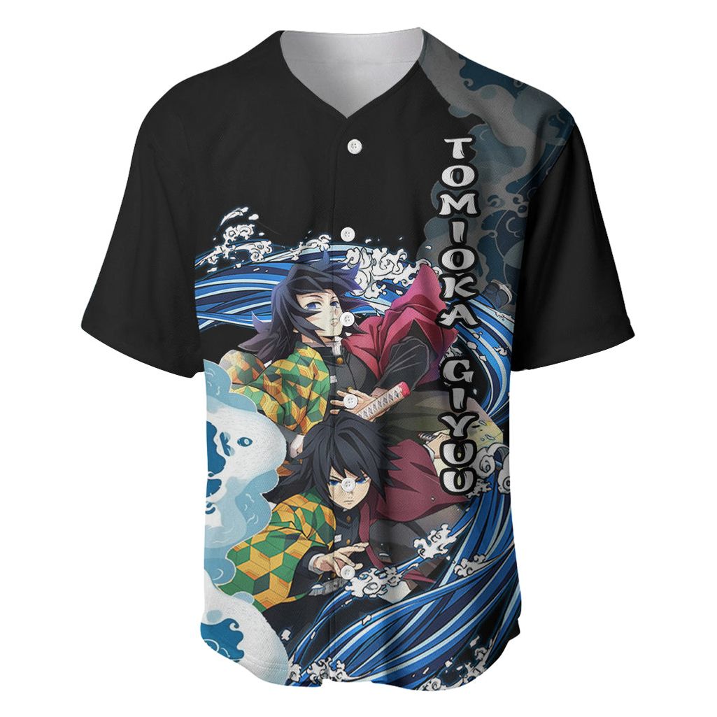 Tomioka Giyuu - Demon Slayer Baseball Jersey Anime Japan Style