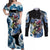 Tomioka Giyuu - Demon Slayer Couples Matching Off Shoulder Maxi Dress and Long Sleeve Button Shirt Anime Japan Style