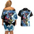 Tomioka Giyuu - Demon Slayer Couples Matching Off Shoulder Short Dress and Hawaiian Shirt Anime Japan Style