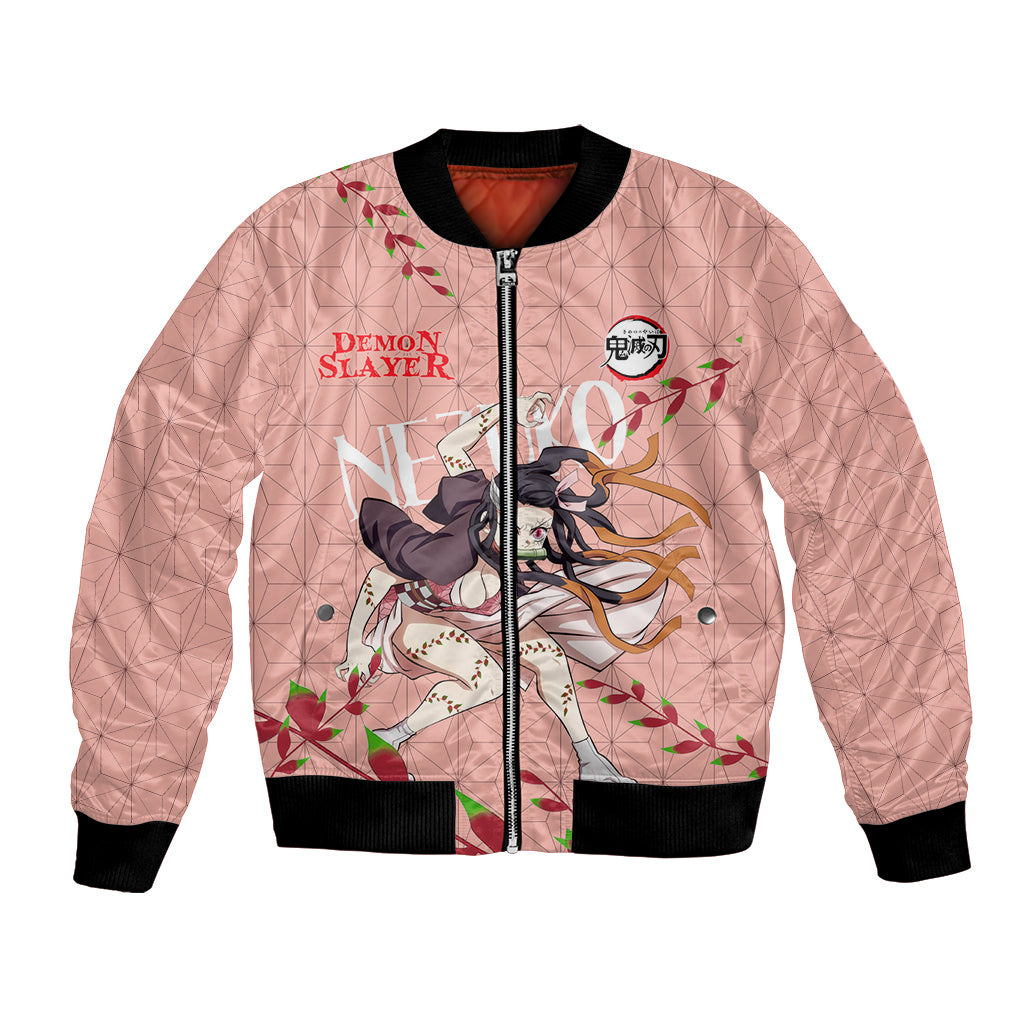 Demon Nezuko Kamado - Demon Slayer Bomber Jacket Anime Style