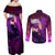 Satoru Gojo - Jujutsu Kaisen Couples Matching Off Shoulder Maxi Dress and Long Sleeve Button Shirt Anime Galaxy Style