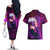 Satoru Gojo - Jujutsu Kaisen Couples Matching Off The Shoulder Long Sleeve Dress and Hawaiian Shirt Anime Galaxy Style