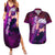 Satoru Gojo - Jujutsu Kaisen Couples Matching Summer Maxi Dress and Hawaiian Shirt Anime Galaxy Style