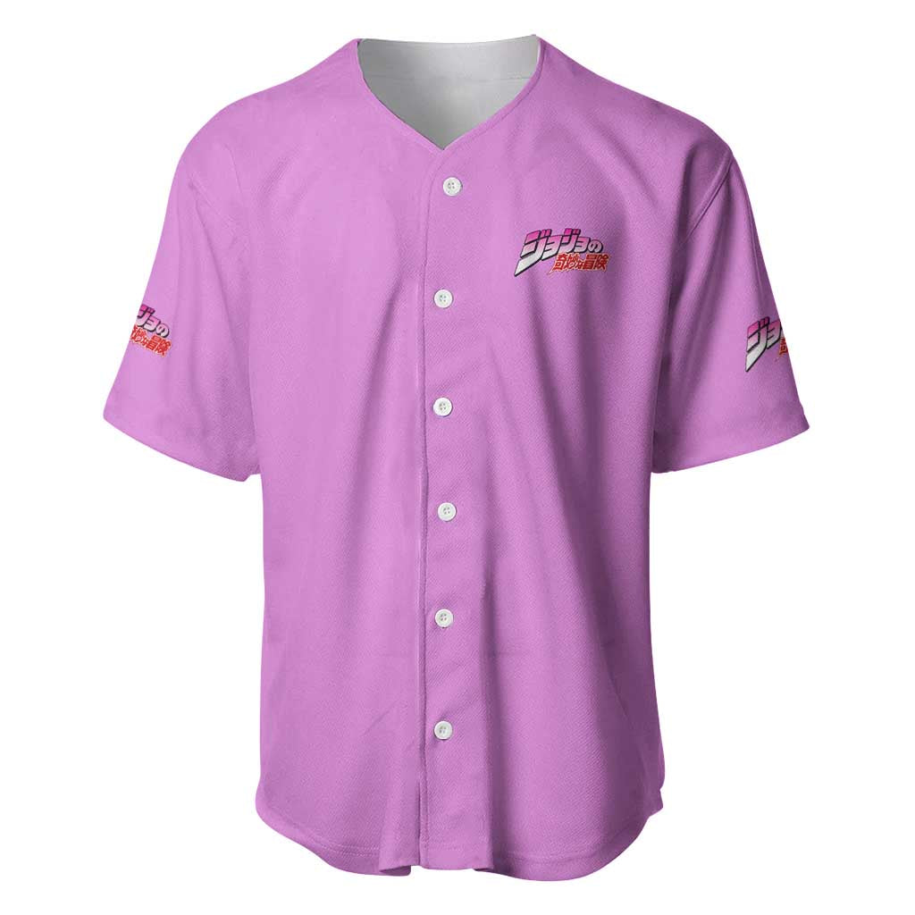 Giorno Giovanna Jojo’s Bizarre Adventure Baseball Jersey Anime Style