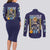 Vegeta V2 Dragon Ball Z Couples Matching Long Sleeve Bodycon Dress and Long Sleeve Button Shirt Anime Style