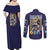 Vegeta V2 Dragon Ball Z Couples Matching Off Shoulder Maxi Dress and Long Sleeve Button Shirt Anime Style