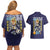 Vegeta V2 Dragon Ball Z Couples Matching Off Shoulder Short Dress and Hawaiian Shirt Anime Style