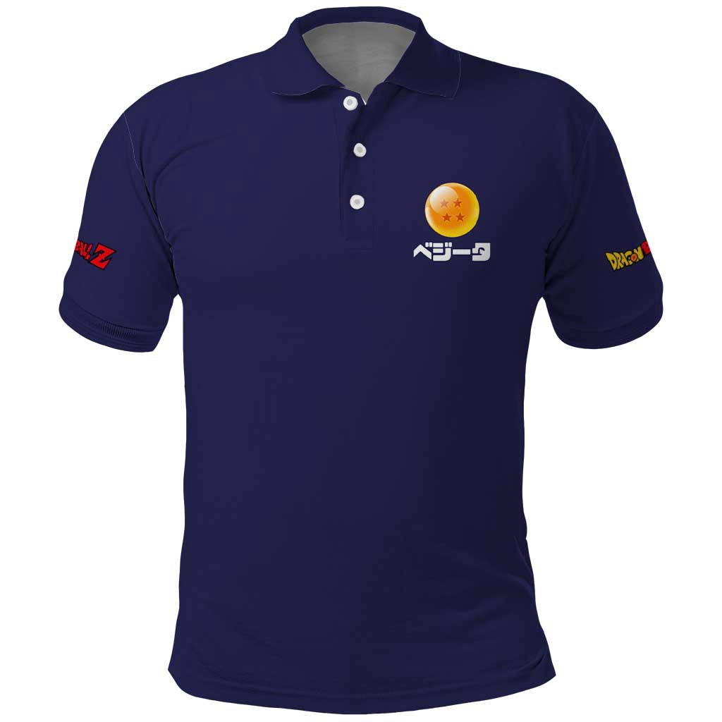 Vegeta V2 Dragon Ball Z Polo Shirt Anime Style