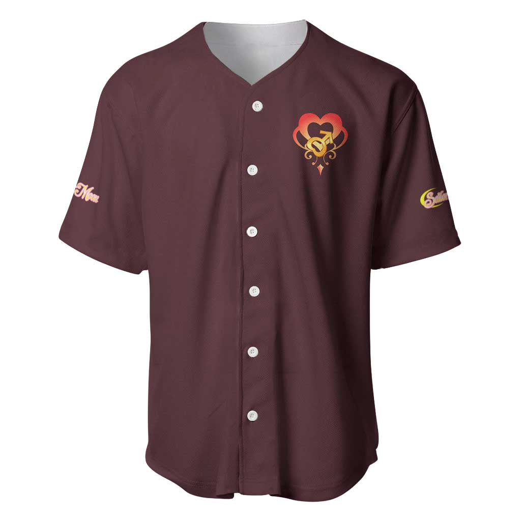 Sailor Mars Sailor Moon Baseball Jersey Anime Style