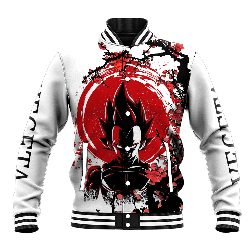 Vegeta Anime Japan Style Baseball Jacket